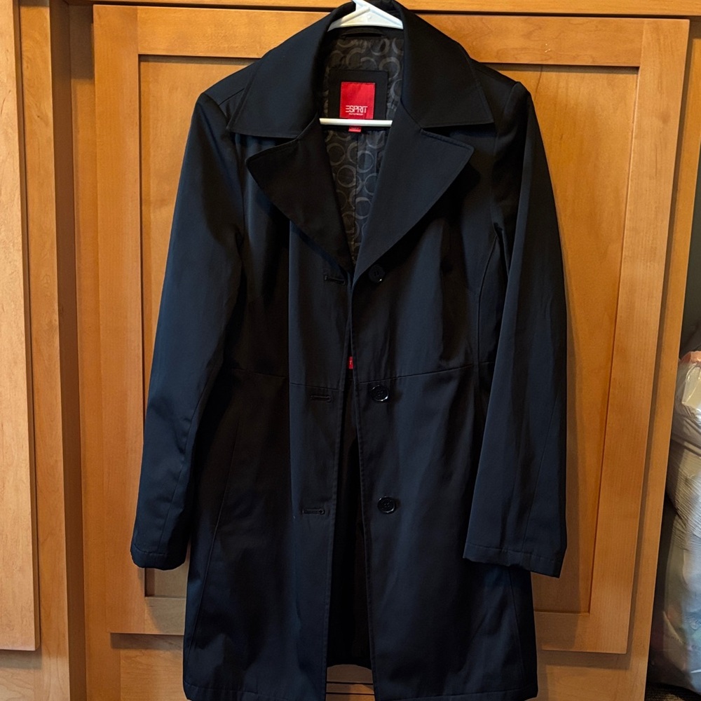 Esprit Black Trench Coat